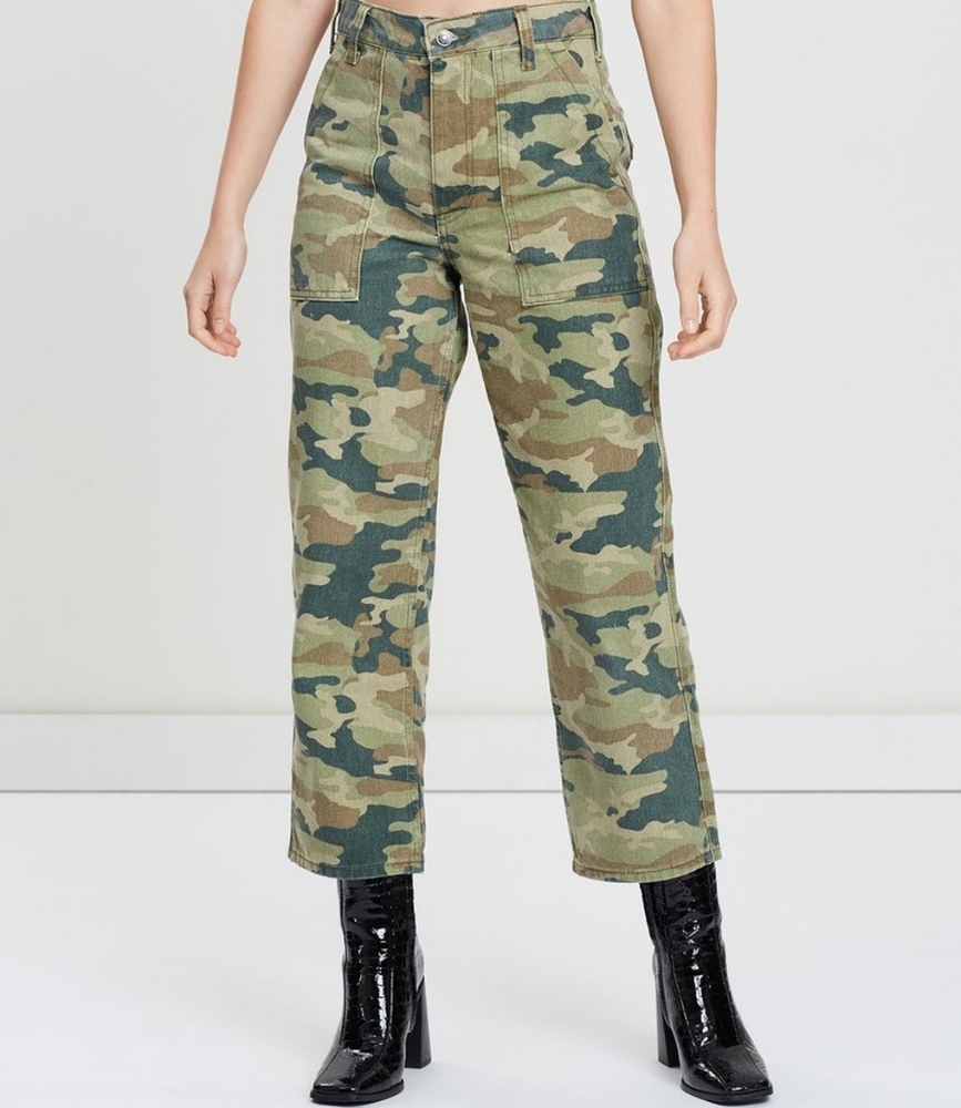 Free People Remy Moss Camo Pants - Picture 2 of 6